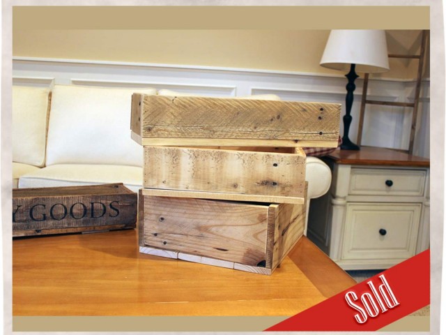 Your own custom vintage crates