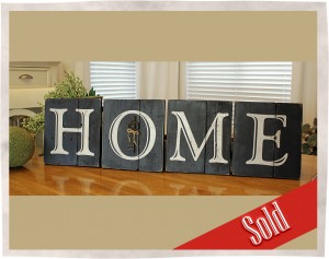 Home letters SOLD