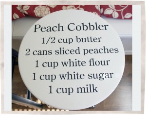 Stool-Peach-Cobbler